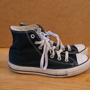 Classic Black High-Top Sneakers